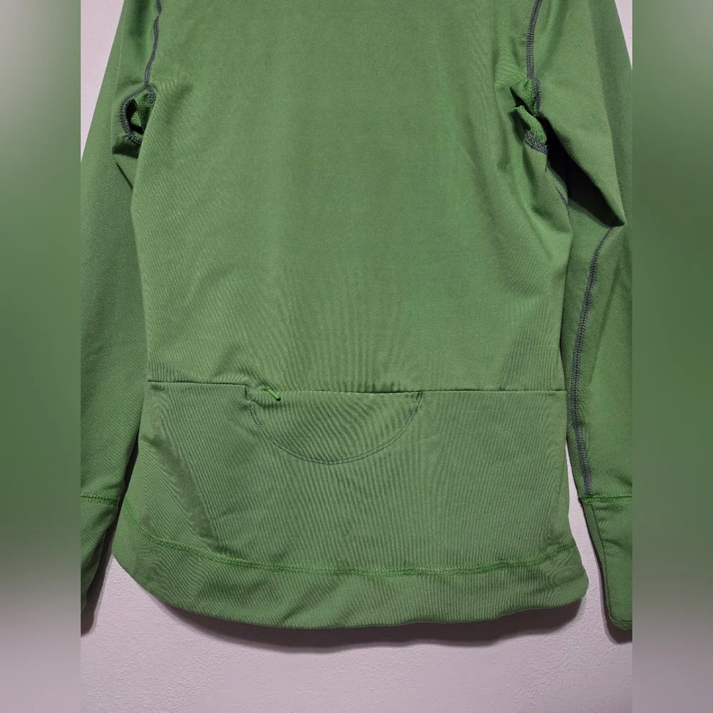Alo 1/2 Zip Green Active Yogo Pullover Top Women's Size Large - Picture 7 of 9